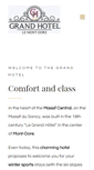 Mobile Screenshot of hotel-mont-dore.com